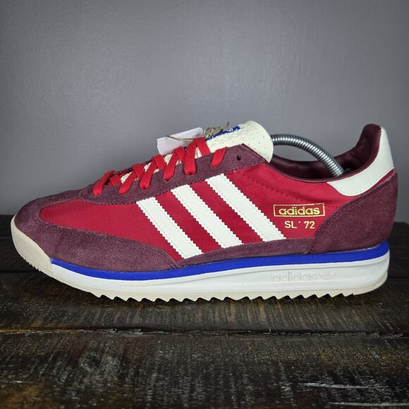 NEW adidas Originals SL 72 RS Mens Size 11.5 Running Shoes Red White JI1280 main image 6